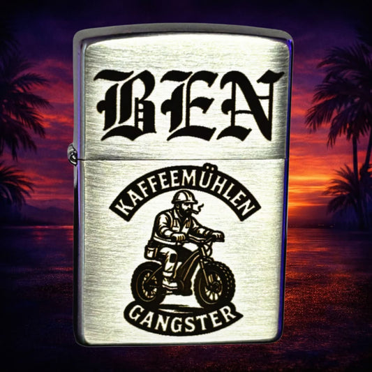 Zippo Starter Set ( Mit Wunschmotiv ) Personalisiert