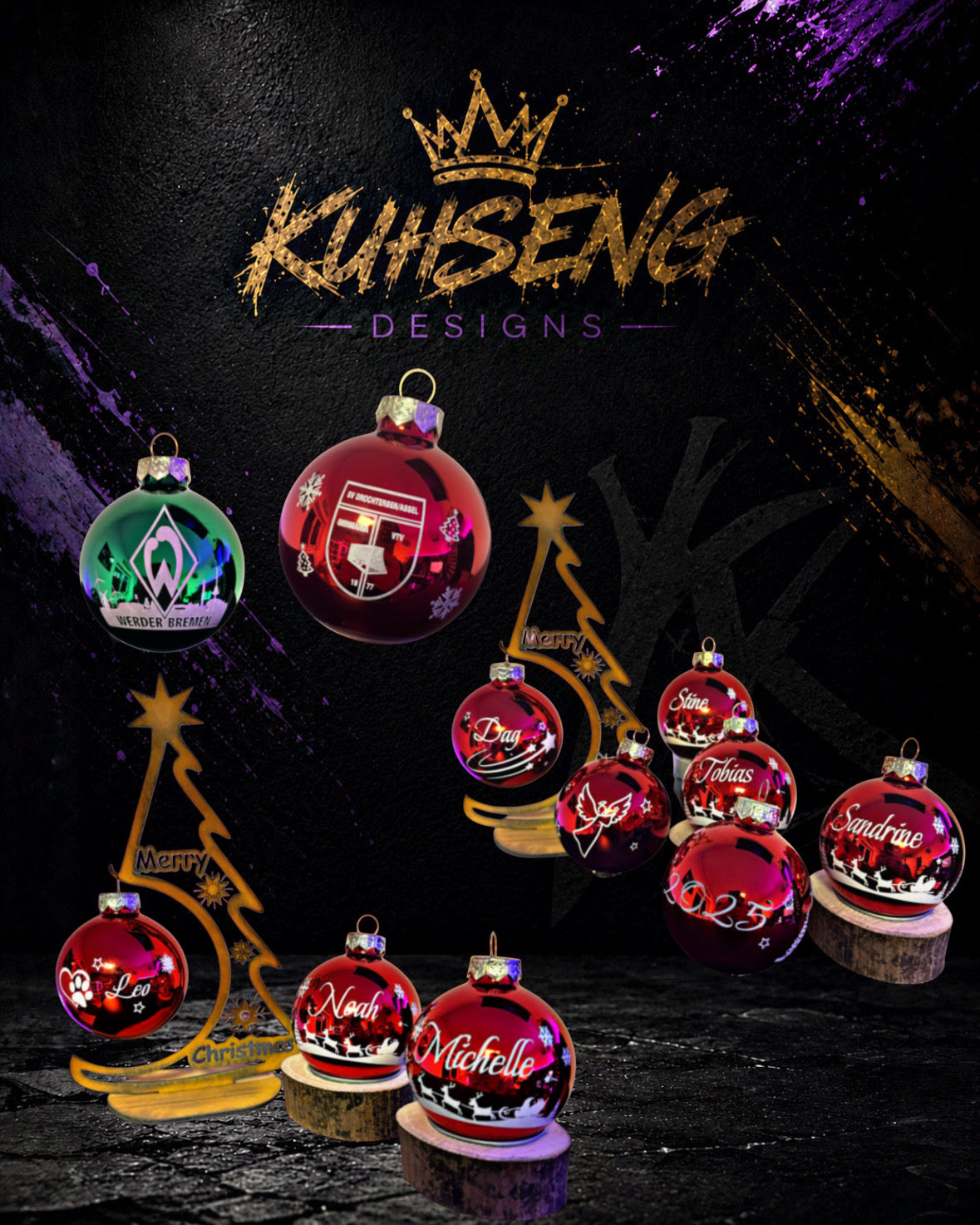 Weihnachtskugel Personalisiert