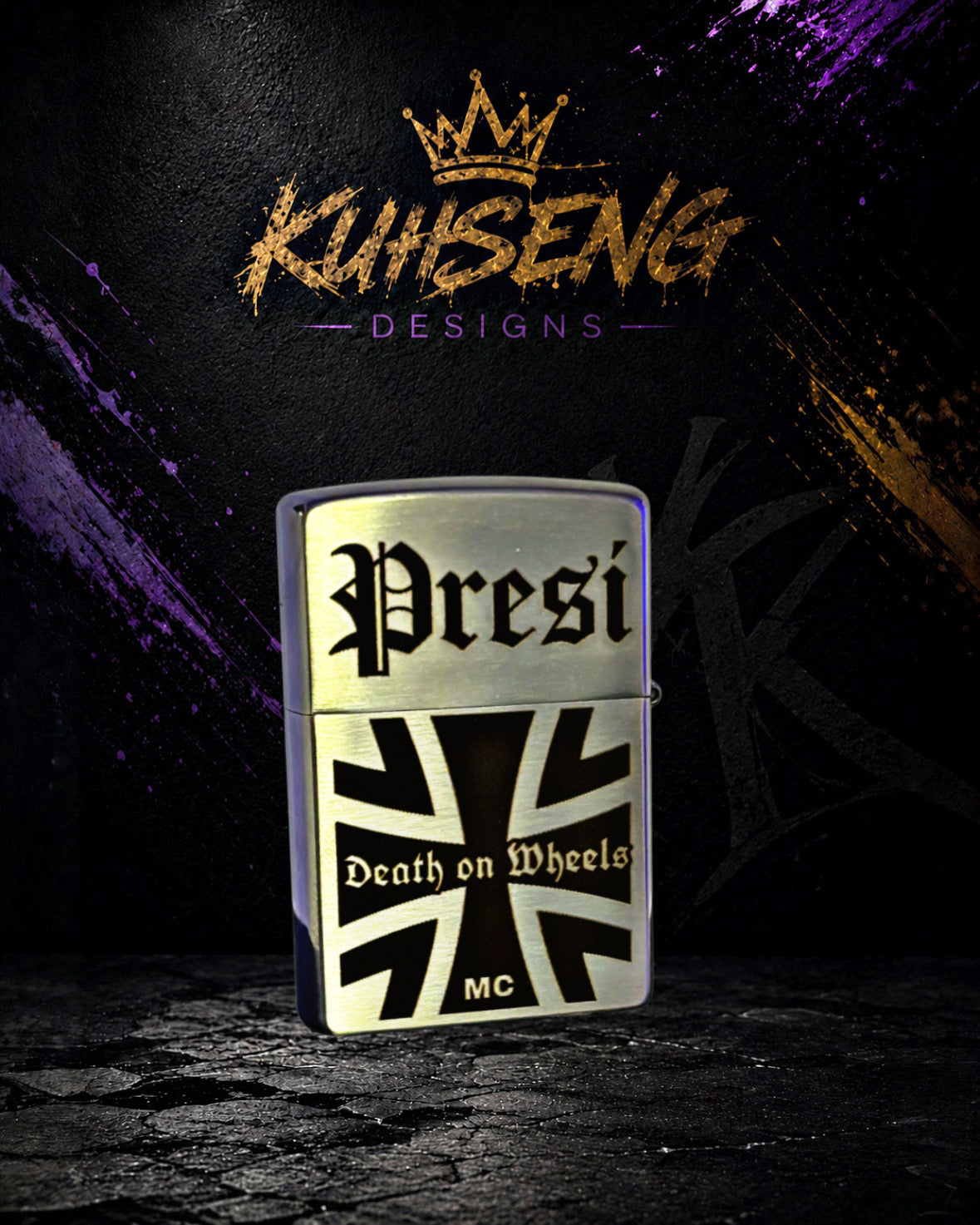 Zippo Starter Set ( Mit Wunschmotiv ) Personalisiert
