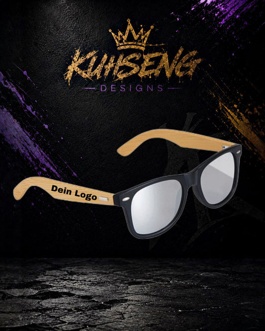 Sonnenbrille Bambus Personalisiert UV400