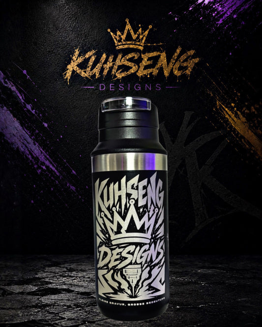 Thermo Flasche Trinkflasche Personalisiert Edelstahl